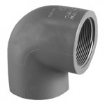 Codo 90º PVC Gris SCH 80